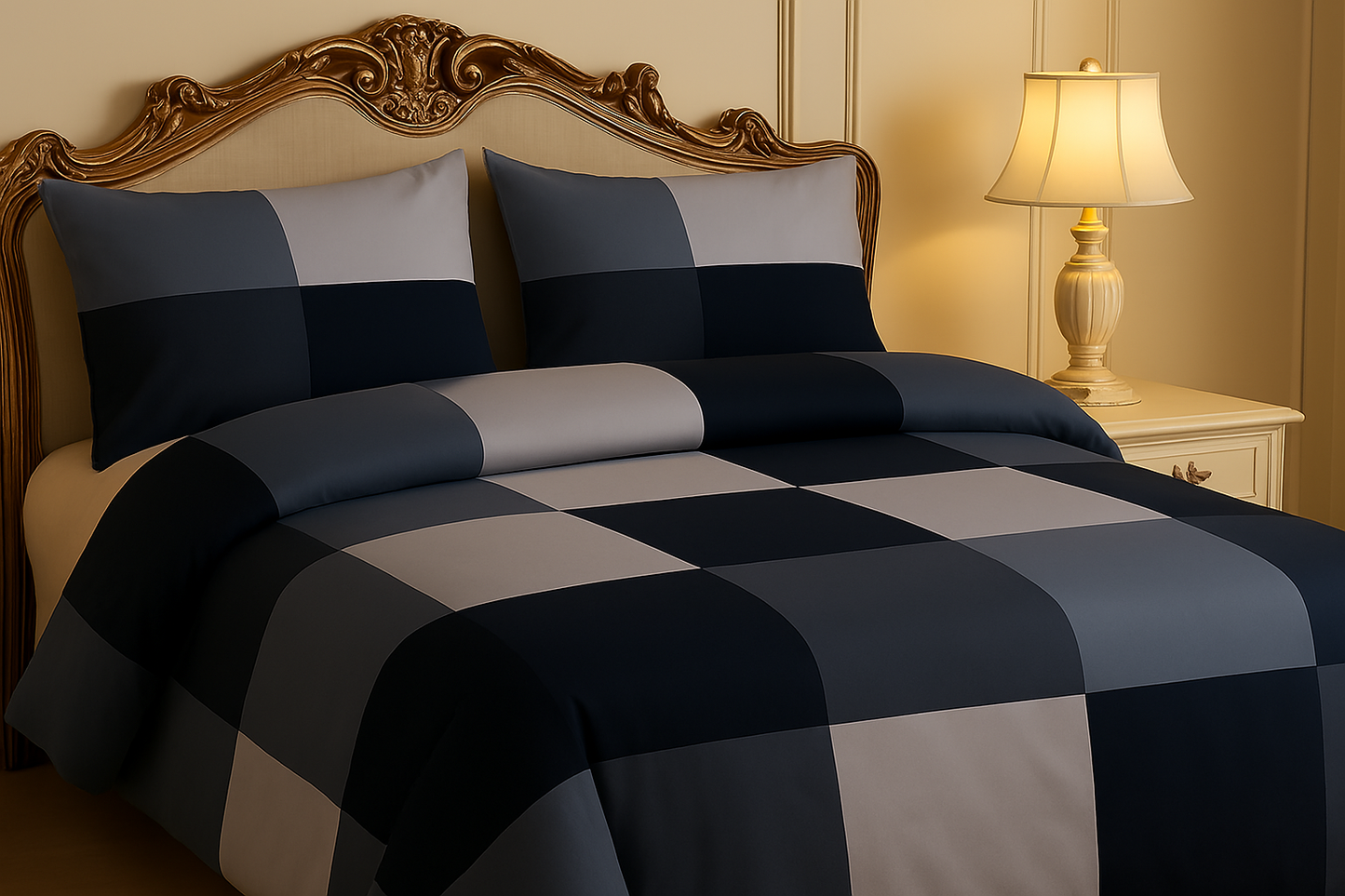 New 3 Pcs Bed sheet B-1002