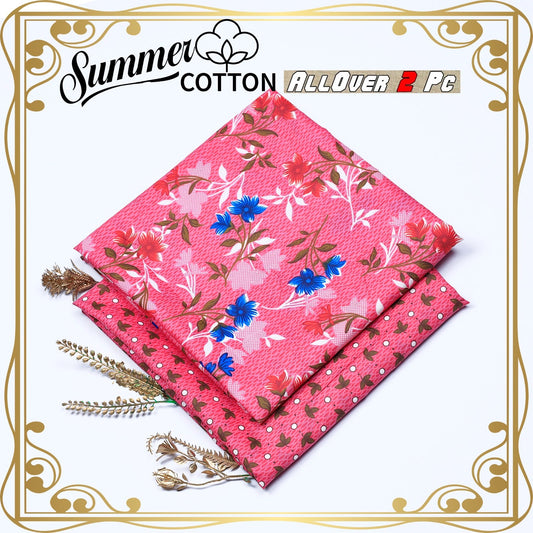 2 Piece – Cotton Digital Print Suit ( Design LS24)